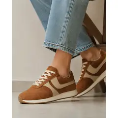 CALZADO BONT - Tenis en Cuero Para Mujer Miel Lucca Bont