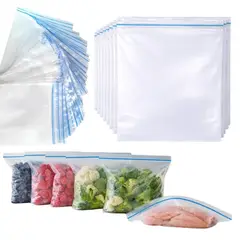 GENERICO - Bolsas Ziploc Multiuso 100 Unidades Ideal Cocina, Viajes y Organización