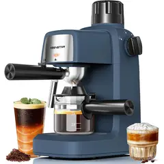 GENERICO - Maquina para Café Espresso 3.5Bar 800W con Espumador de Leche Capuchino Latte