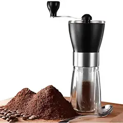 TECNOHOGAR JS - Molino De Café Manual Molinillo Moledor Coffee En Acero