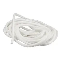 GENERICO - Porta Cables Plastica Espiral Diametro 6mm 1mt