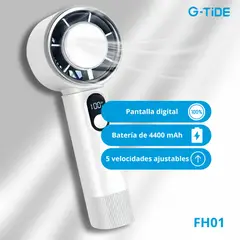 GENERICO - Ventilador De Mano G-TIDE FH01 - Blanco
