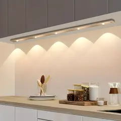 TECNOHOGAR JS - Lámpara Led Sensor Barra Luz Recargable 100cm 3 Tonos Luces