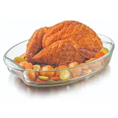 PYR O REY - Refractaria Ovalada En Vidrio Tipo Pavera