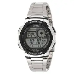 CASIO - Reloj Para Hombre Plateado Digital
