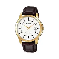 CASIO - Reloj Para Hombre Café Mtpv004gl7a