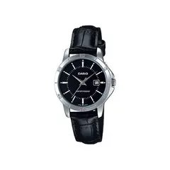 CASIO - Reloj Para Mujer Negro Ltp-v004l-1audf