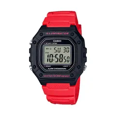 CASIO - Reloj Para Hombre Rojo W218h4bv