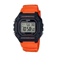 CASIO - Reloj Para Unisex Naranjo W-218h-4b2v
