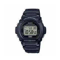 CASIO - Reloj Para Hombre Negro W219h-1avdf