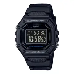 CASIO - Reloj Para Hombre Negro W-218h-1bv