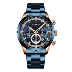CURREN - Reloj Para Hombre Azul Krec7603