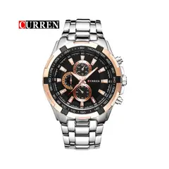 CURREN - Reloj Para Hombre Plateado Kre02192001