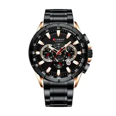 CURREN - Reloj Para Hombre Negro Krec9501