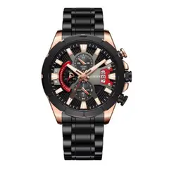 CURREN - Reloj Para Hombre Negro Kred42001