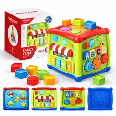 JUGUETERIA EXPRESS - Cubo De Actividades Didáctico Musical Para Bebes
