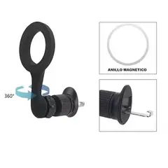 GENERICO - Soporte Magnético de Celular para Rejilla de Ventilación