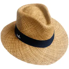 SALVADOR BEACHWEAR - SOMBRERO OSCURO CINTA DELGADA AZUL