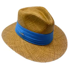 SALVADOR BEACHWEAR - SOMBRERO OSCURO CINTA ANCHA AZUL INDIGO