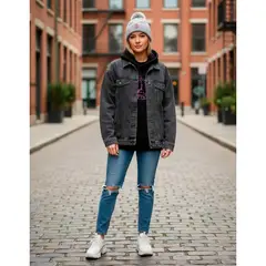 VITTORIA - Gorro Pompon Bola Unisex Fashion Frío En Lana Fina