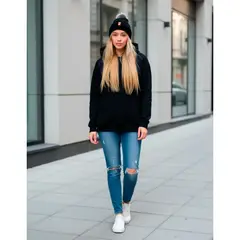 GENERICO - Gorro Pompon Bola Unisex Fashion Frío En Lana Fina