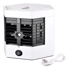 GENERICO - Mini Enfriador Portatil 2 En 1 Aire Acondicionado Recargable