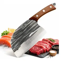 GENERICO - Cuchillo Profesional Hacha Cocina Acero Inoxidable Japones