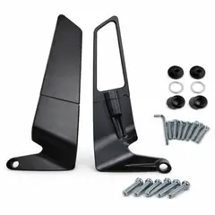 GENERICO - Espejo Retrovisor Tipo Alerón Deportivo Universal Para Moto Naked