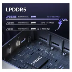 GENERICO - Mini Pc Acemagician, Con 12 Gb Lpddr5 Y 256 Gb M.2 Ssd