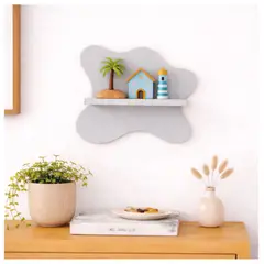 TIZZY DISEÑO - Repisa Decorativa Gris