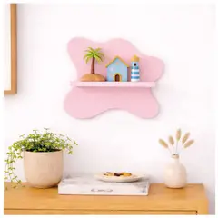 GENERICO - Repisa Decorativa Rosa