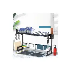 GENERICO - Escurridor de Platos 65 cm Grande - Organizador de Cocina Resistente Ahorra Espacio Premium