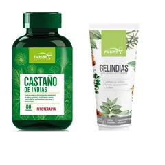 FUNAT - SUPLEMENTO CON FLAVONOIDES X 80U + GEL INDIAS/ COMBO X 2
