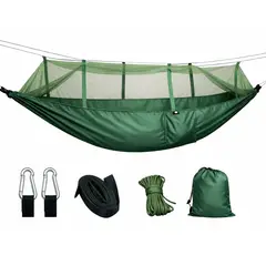 TECH - Hamaca Tactica Nomad Camping 2.5 M Portatil Resistente Funda