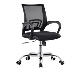 GENERICO - Silla De Oficina Ergonomica Giratoria Con Soporte Lumbar y Ruedas