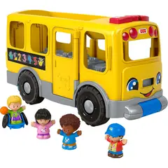 MATTEL - Autobús Escolar Amarillo Sonidos Little People Fisher Price