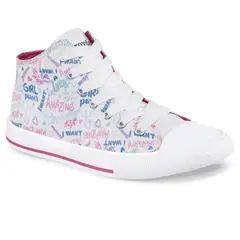 CROYDON - Botines Charming Alto Blanco para Niña