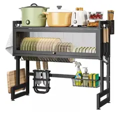 GENERICO - Escurridor Platos Sobre Platero Gabinete Organizador Puerta