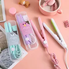 GENERICO - Mini Plancha De Cabello Viajera Portatil Compacta Colores