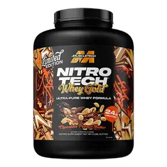 MUSCLETECH - Nitro Tech Whey Gold 5LB Chocolate mantequilla de mani -