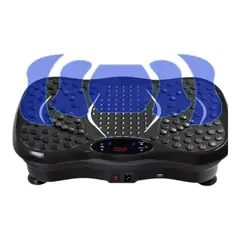 GENERICO - Plataforma Vibratoria Para Ejercicio Fitness Con Bandas