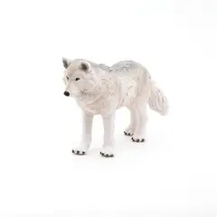 PAPOS - Figura Coleccionable Lobo Polar Pintados A Mano Papo