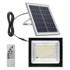 TECNOHOGAR JS - Lampara Reflector Solar 200w Con Sensor Control Remoto Gd757