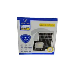 GENERICO - Reflector Solar 300W LED con Panel y Control Luz Blanca Exterior Alta Potencia