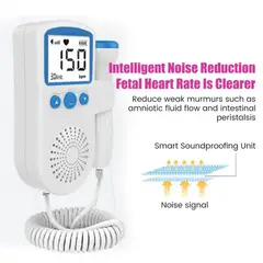 GENERICO - Doppler Fetal Ultrasonido Monitor De Latidos Prenatal Azul