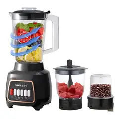 SOKANY - Licuadora 3 en 1
