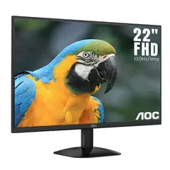 AOC - MONITOR 120Hz 1MS 22 VA LED PROFESIONAL FHD HDMIVGA
