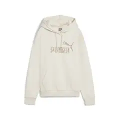 PUMA - Hoodies Originales Ess + Animal Fl Blancos Para Mujer