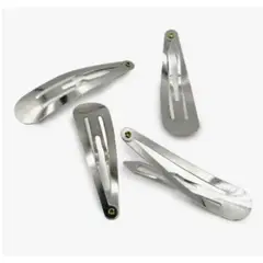 GENERICO - Hebillas Metalicas Para Pelo Pinza Tictac De 9 Cm X 144 Und