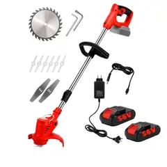 TECNOHOGAR JS - Guadaña Podadora Cortadora Césped Eléctrica 56v Bateria